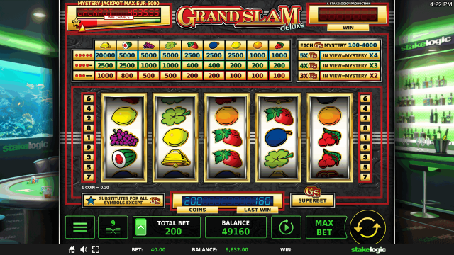 Бонусная игра Grand Slam Deluxe 6