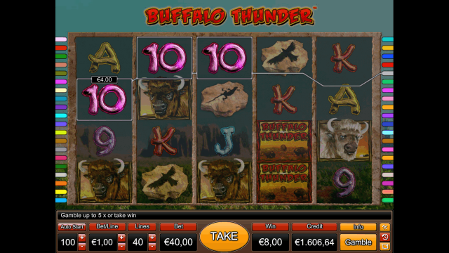 Бонусная игра Buffalo Thunder 10