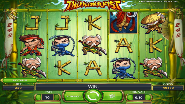 Характеристики слота Thunderfist 10