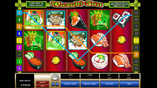 Игровой интерфейс Wasabi-San 10