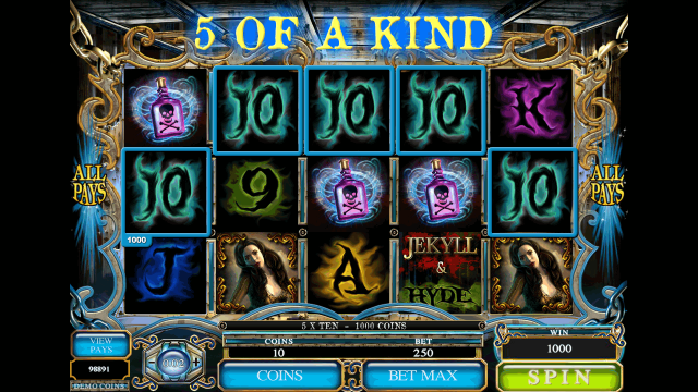 Бонусная игра Jekyll And Hyde 2