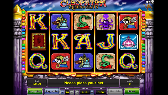 Бонусная игра Cleopatra Queen Of Slots 5