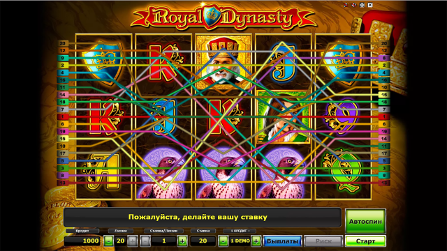 Характеристики слота Royal Dynasty 3