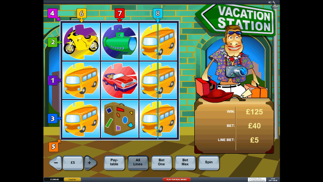 Характеристики слота Vacation Station 8