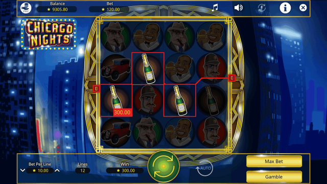 Игровой интерфейс Chicago Nights 6