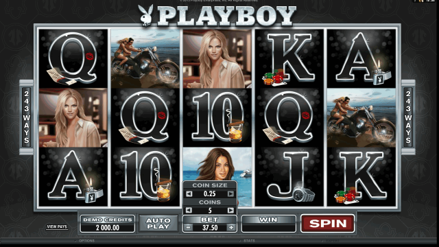 Характеристики слота Playboy 10