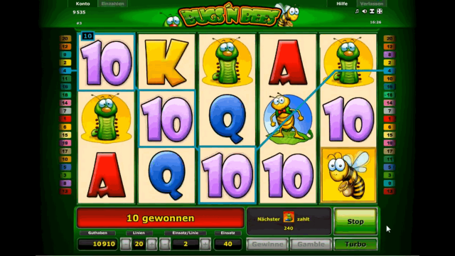 Бонусная игра Bugs And Bees 8
