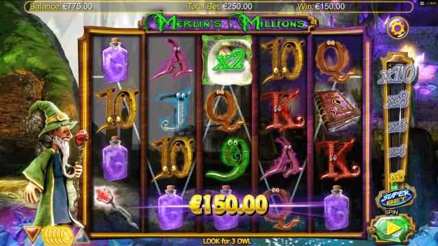 Характеристики слота Merlin's Millions 10
