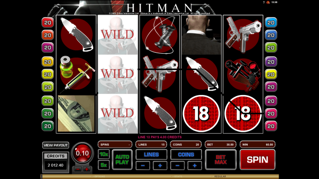 Характеристики слота Hitman 7