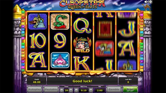 Бонусная игра Cleopatra Queen Of Slots 6