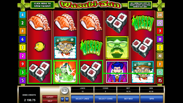 Бонусная игра Wasabi-San 5