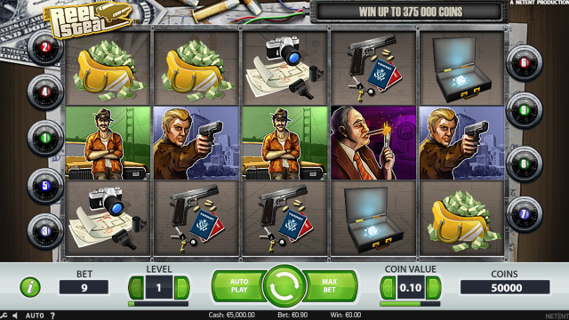 Бонусная игра Reel Steal 7