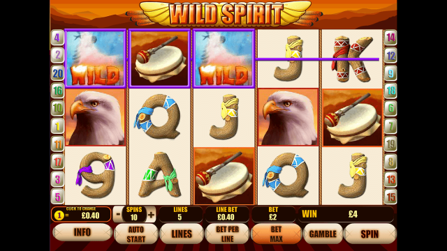 Характеристики слота Wild Spirit 6