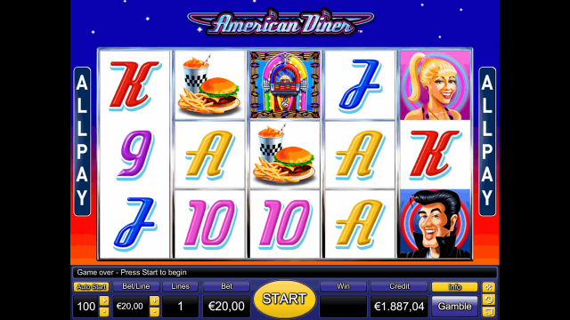 Игровой интерфейс American Diner 10